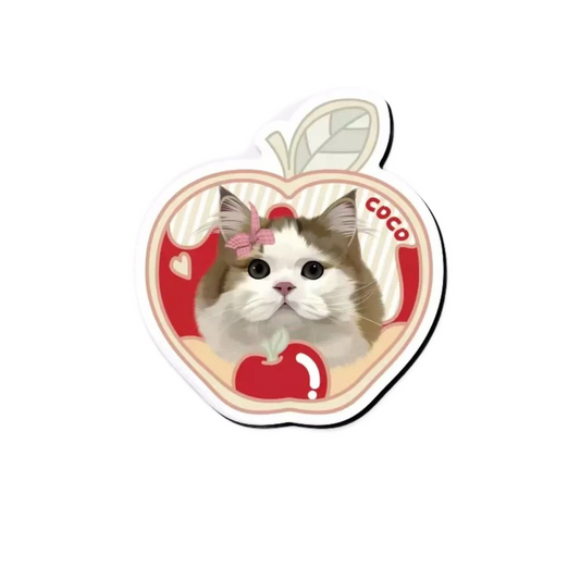 Customized Pet refrigerator sticker/Keychain 5