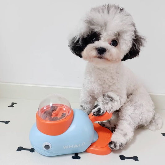 Nature Forme Whale Treat Launcher – Interactive Feeder & Slow Toy