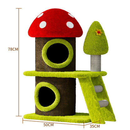 Nature Forme – Woodland Hide & Climb Mushroom Cat Tree