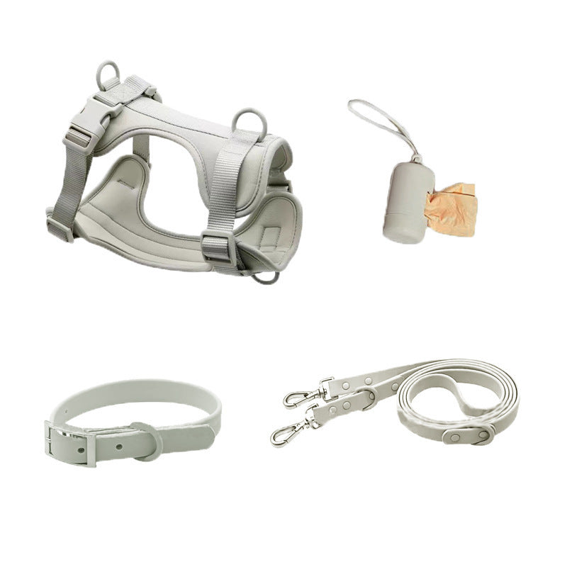 Waterproof PVC 4 - Piece Pet Harness for All Dogs
