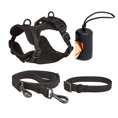 Waterproof PVC 4 - Piece Pet Harness for All Dogs