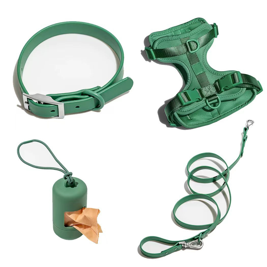 Waterproof PVC 4 - Piece Pet Harness for All Dogs