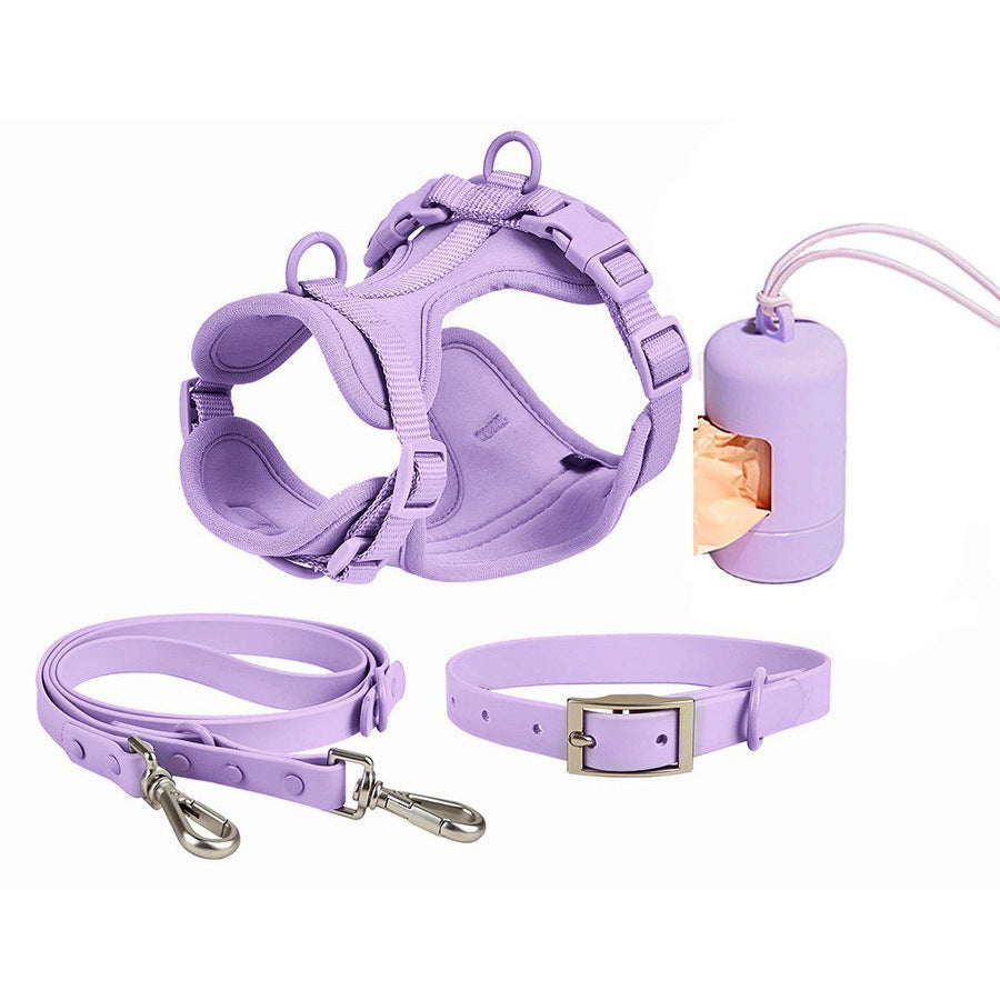 Waterproof PVC 4 - Piece Pet Harness for All Dogs