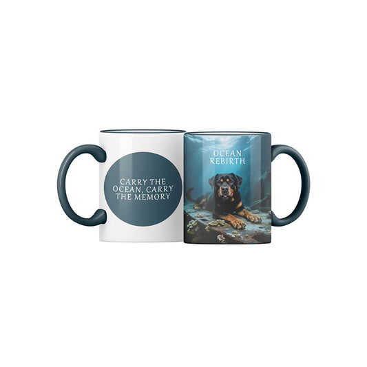 Ocean Rebirth maßgeschneiderter Hundebesteckbecher (If it's for dogs; if it's a general pet mug, it could be "Ocean Rebirth maßgeschneiderter Tierbecher")