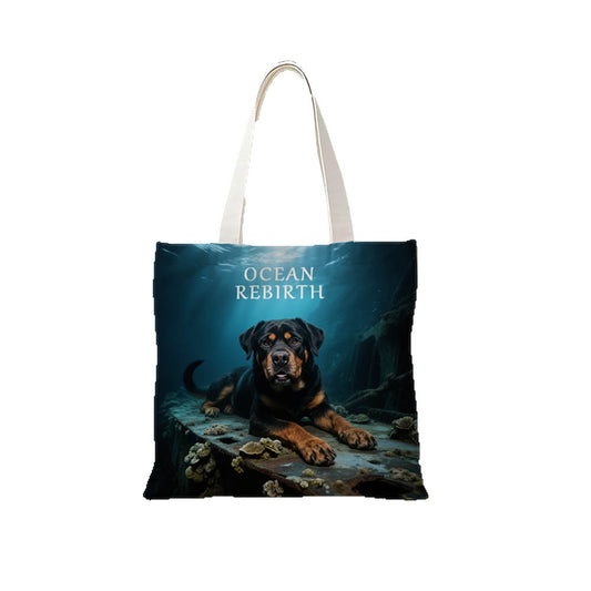 Ocean Rebirth – maßgeschneiderte Tierthemen-Canvas-Taschen