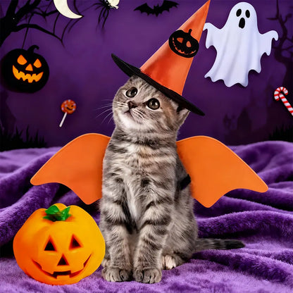 Halloween Funny Pet Bat Wings Costume