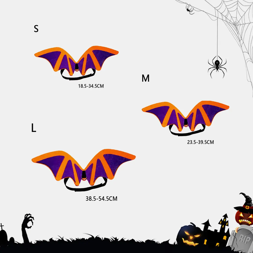 Halloween Funny Pet Bat Wings Costume
