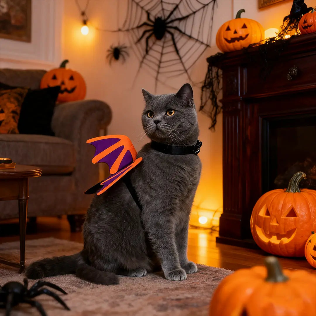 Halloween Funny Pet Bat Wings Costume