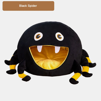 Halloween Black Cat Head Pet Bed