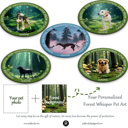 Forest Whisperers Individualisierter Teppich