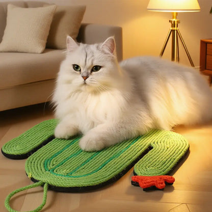 Cactus-Shaped Sisal Cat Scratcher Pad