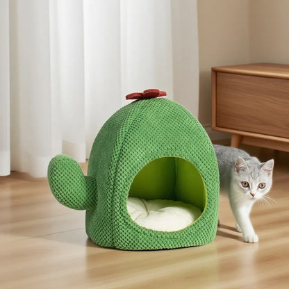 Nature Forme-Cactus Cozy Cat Bed
