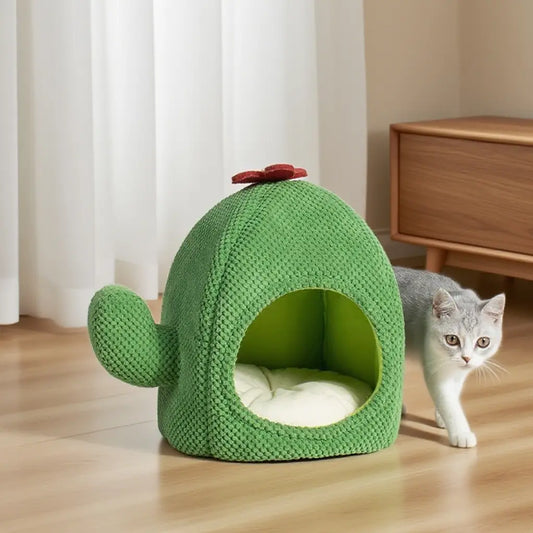 Nature Forme-Cactus Cozy Cat Bed