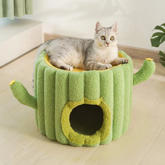 Nature Forme-Cactus Cozy Cat Bed