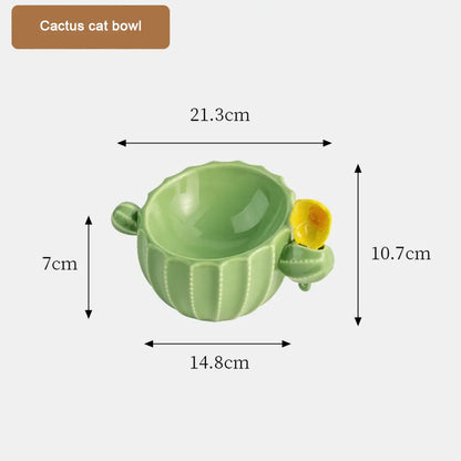 Nature Forme – Cactus Ceramic Pet Bowl