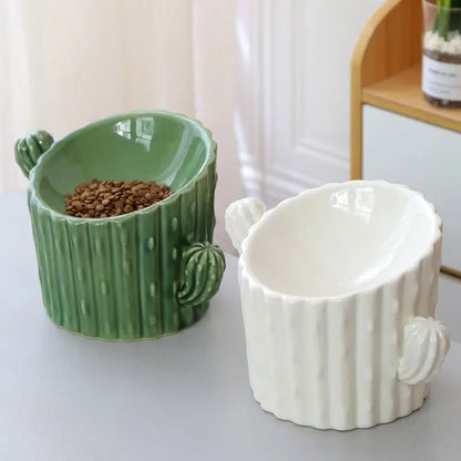 Nature Forme – Cactus Ceramic Pet Bowl
