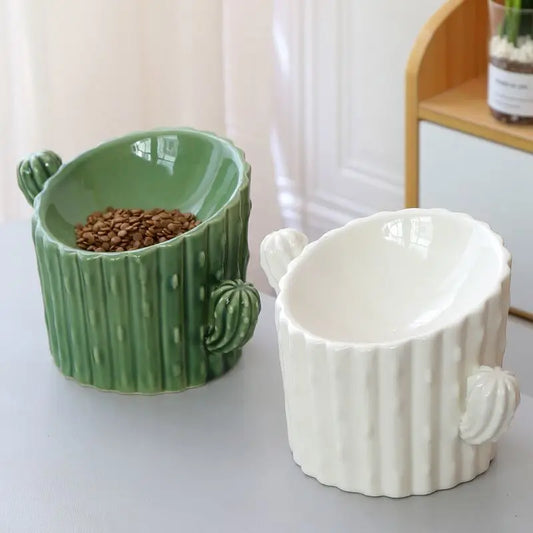 Nature Forme – Cactus Ceramic Pet Bowl