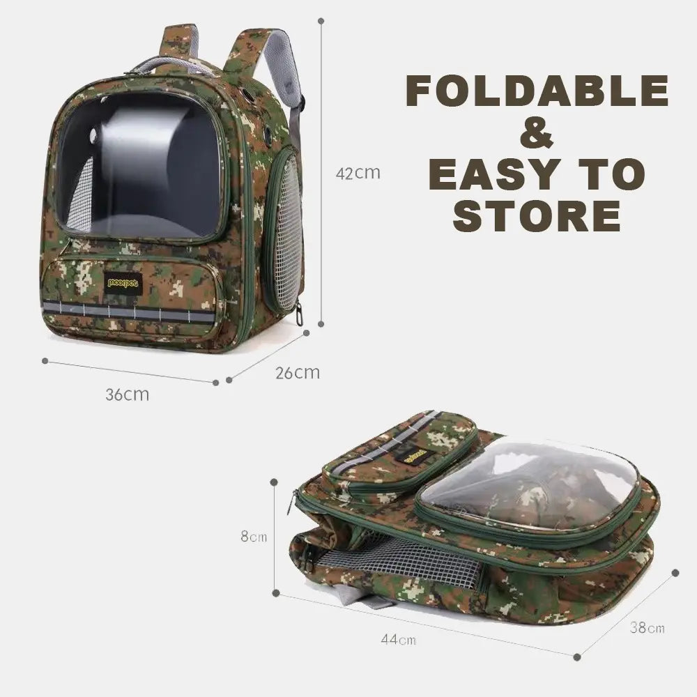 Nature Forme - Camouflage Pet Backpack
