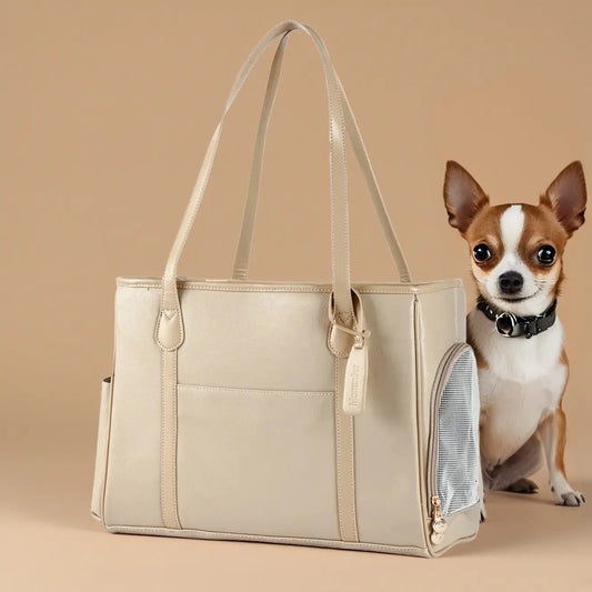 Chic Pet Travel Carrier for Small Dogs & Cats