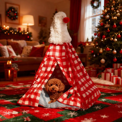 Pawsmas Cedar Pet Tent