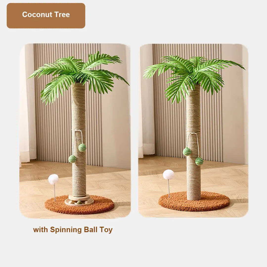 Nature Forme – Coconut Tree Spin & Scratch Cat Post
