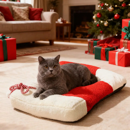 Pawsmas Cozy Christmas Stocking Pet Mat