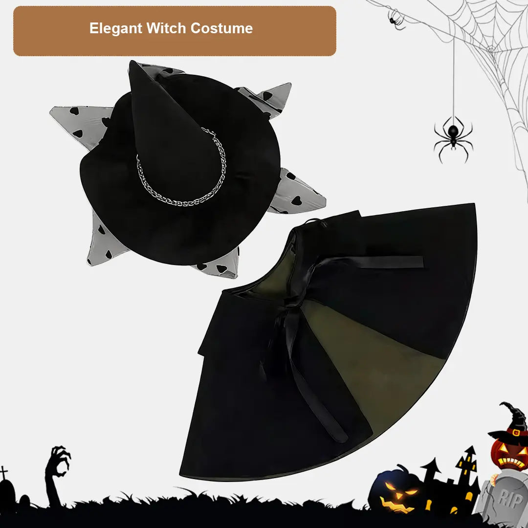 Halloween Elegant Witch Costume