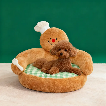 Pawsmas Gingerbread Hug Pet Sofa Bed