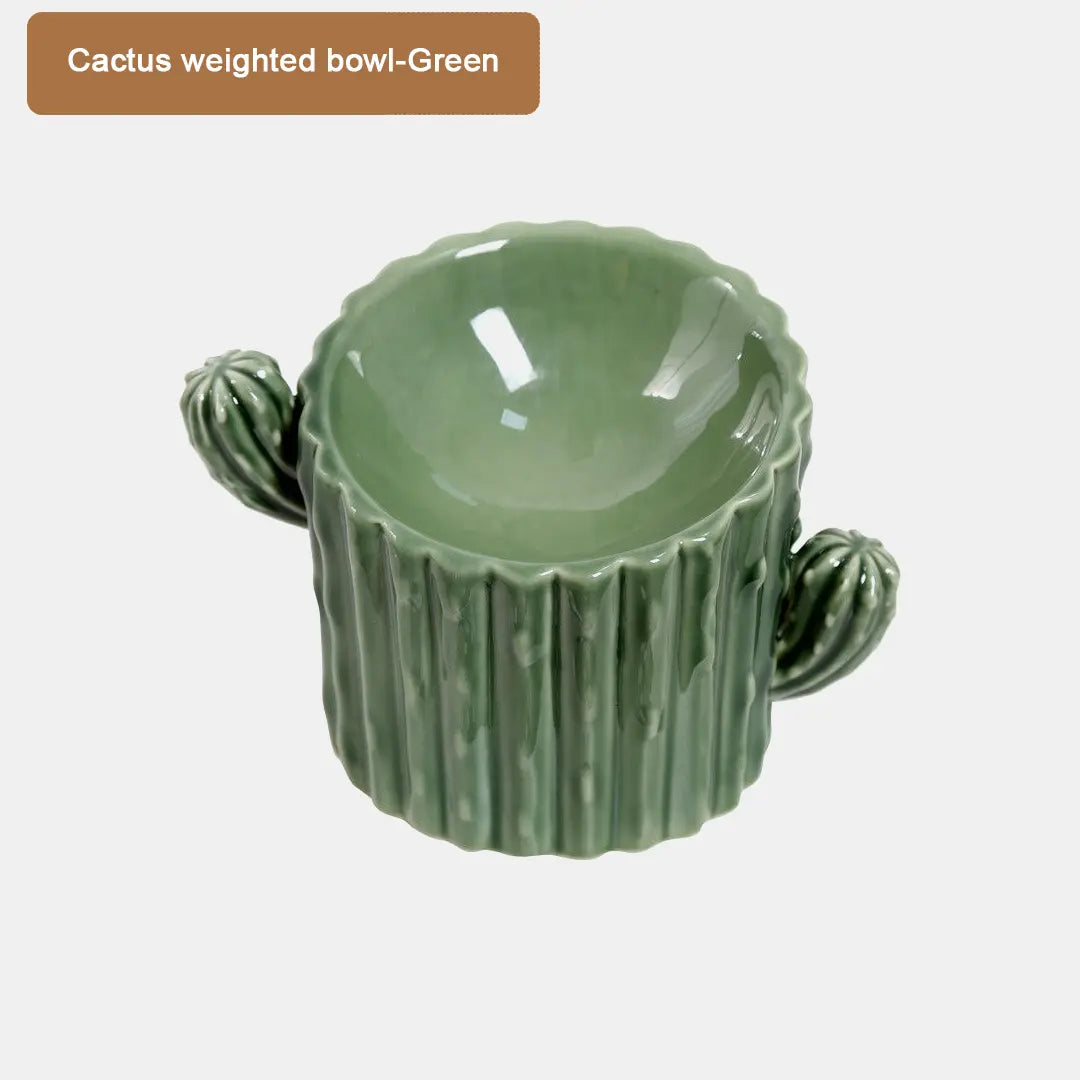 Nature Forme – Cactus Ceramic Pet Bowl