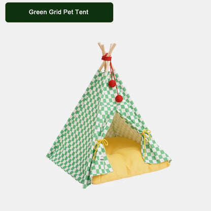 Pawsmas Cedar Pet Tent