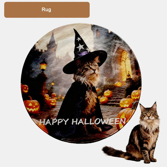 Halloween Pet Portrait Rug