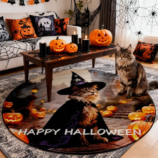 Halloween Pet Portrait Rug