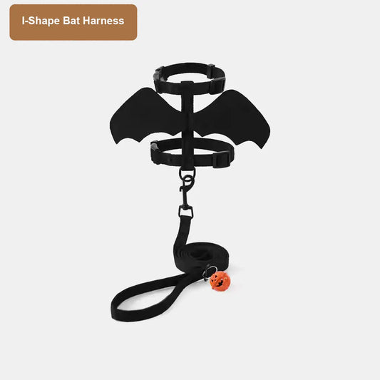 Halloween Bat Harness & Leash