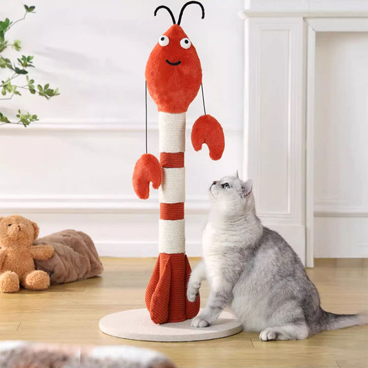 Lobster Claw Cat Scratcher – Vertical Climbing Post for Curious Cats (78cm)