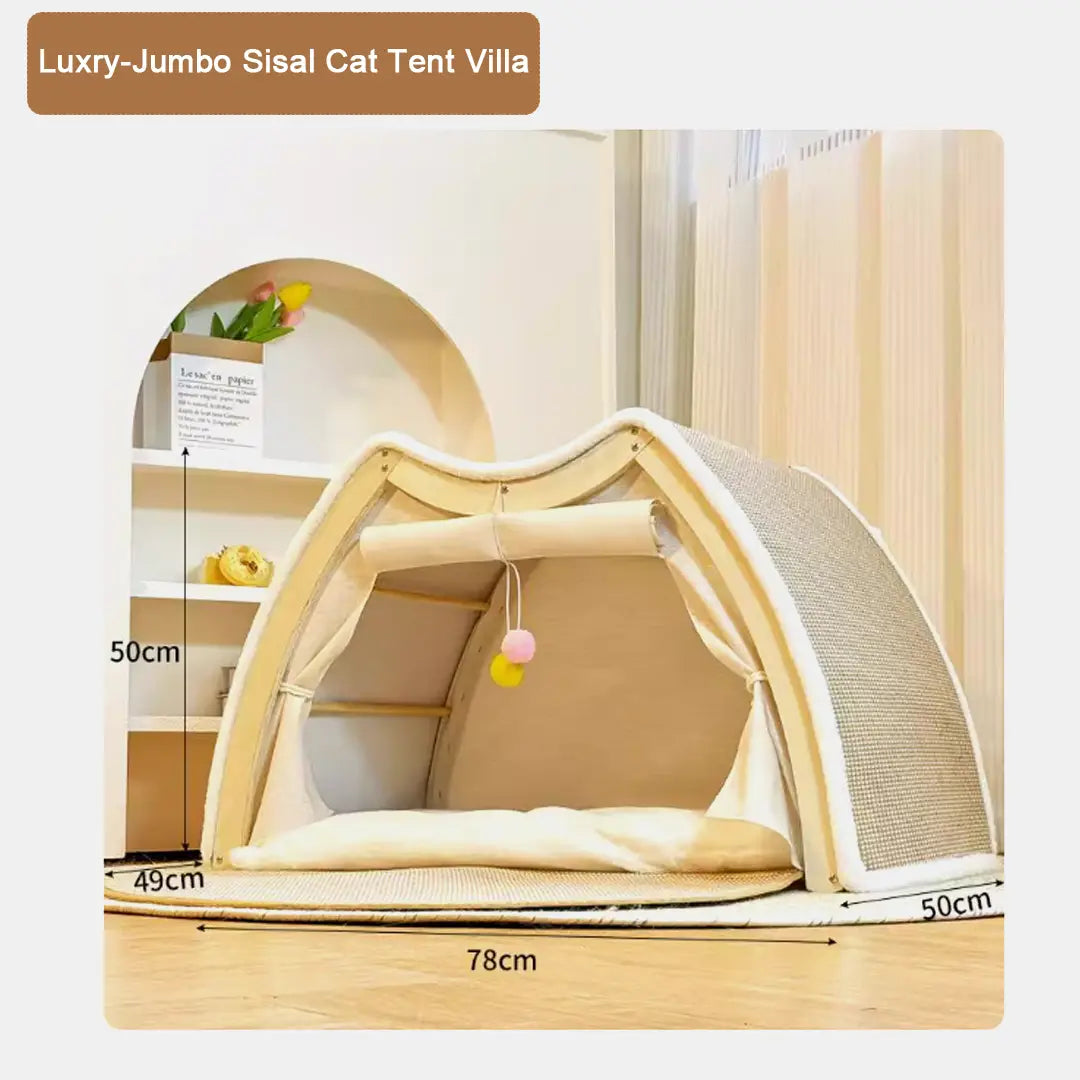 Nature Forme – Jumbo Sisal Cat Tent Villa