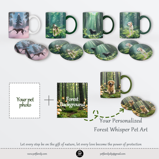 Forest Whisperers individuell gestaltete Tierbecher