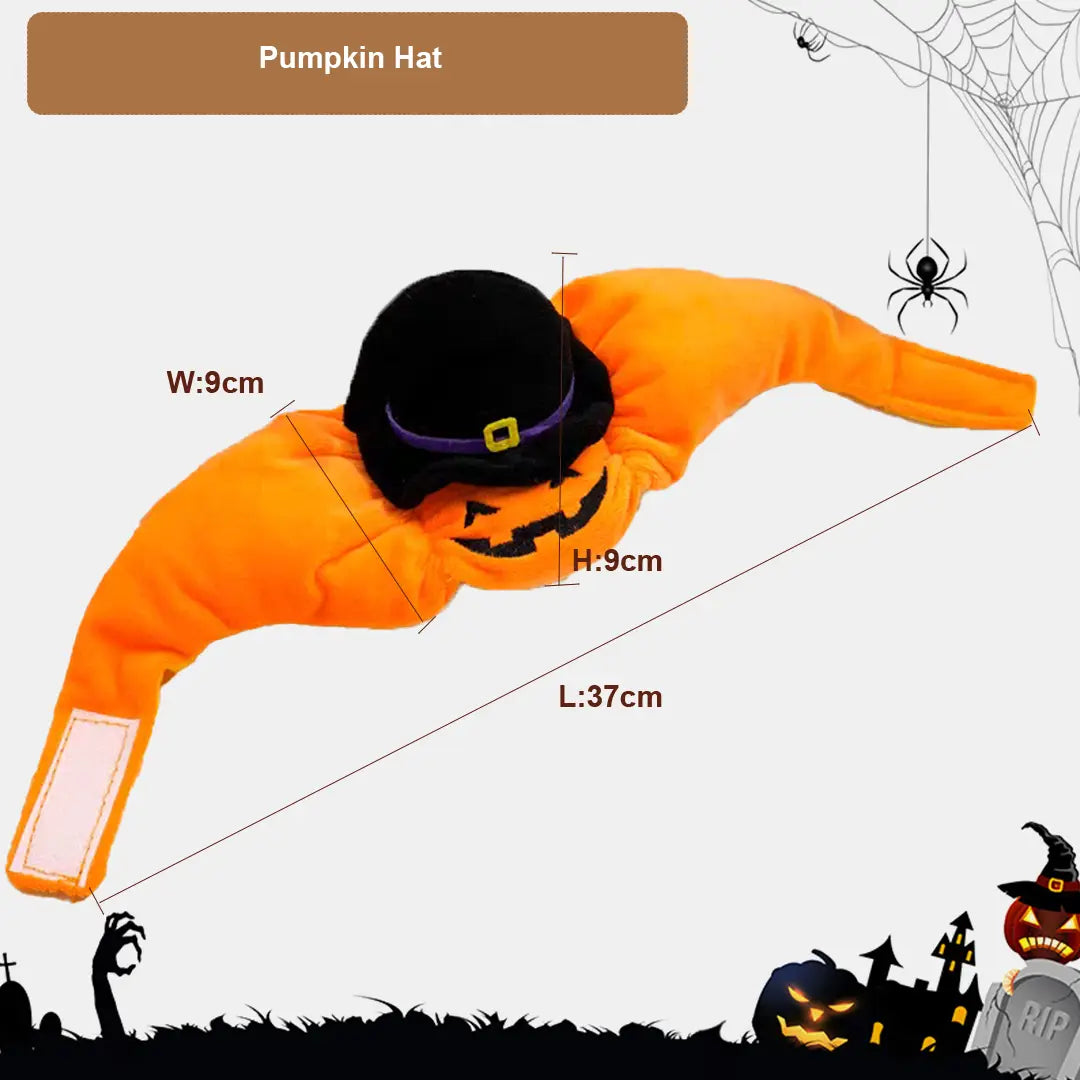 Halloween Pumpkin Hat for Pets