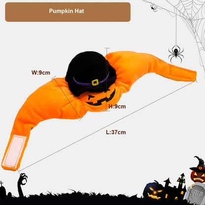 Halloween Pumpkin Hat for Pets