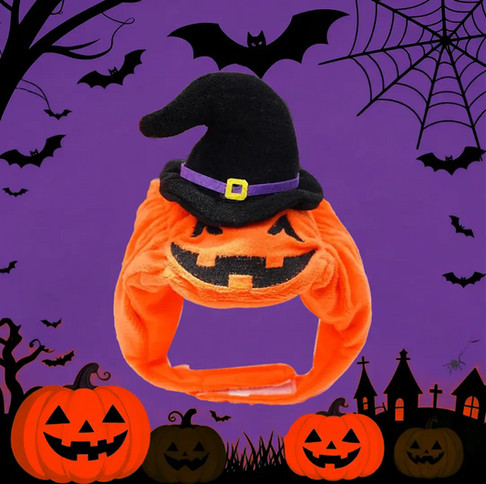 Halloween Pumpkin Hat for Pets