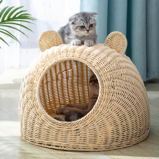 Rattern Cat Bed Stylish Cat Furniture