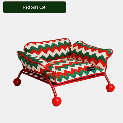 Pawsmas Christmas Edition Pet Sofa Bed