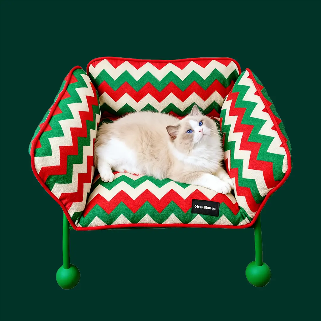 Pawsmas Christmas Edition Pet Sofa Bed