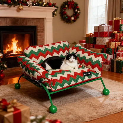 Pawsmas Christmas Edition Pet Sofa Bed