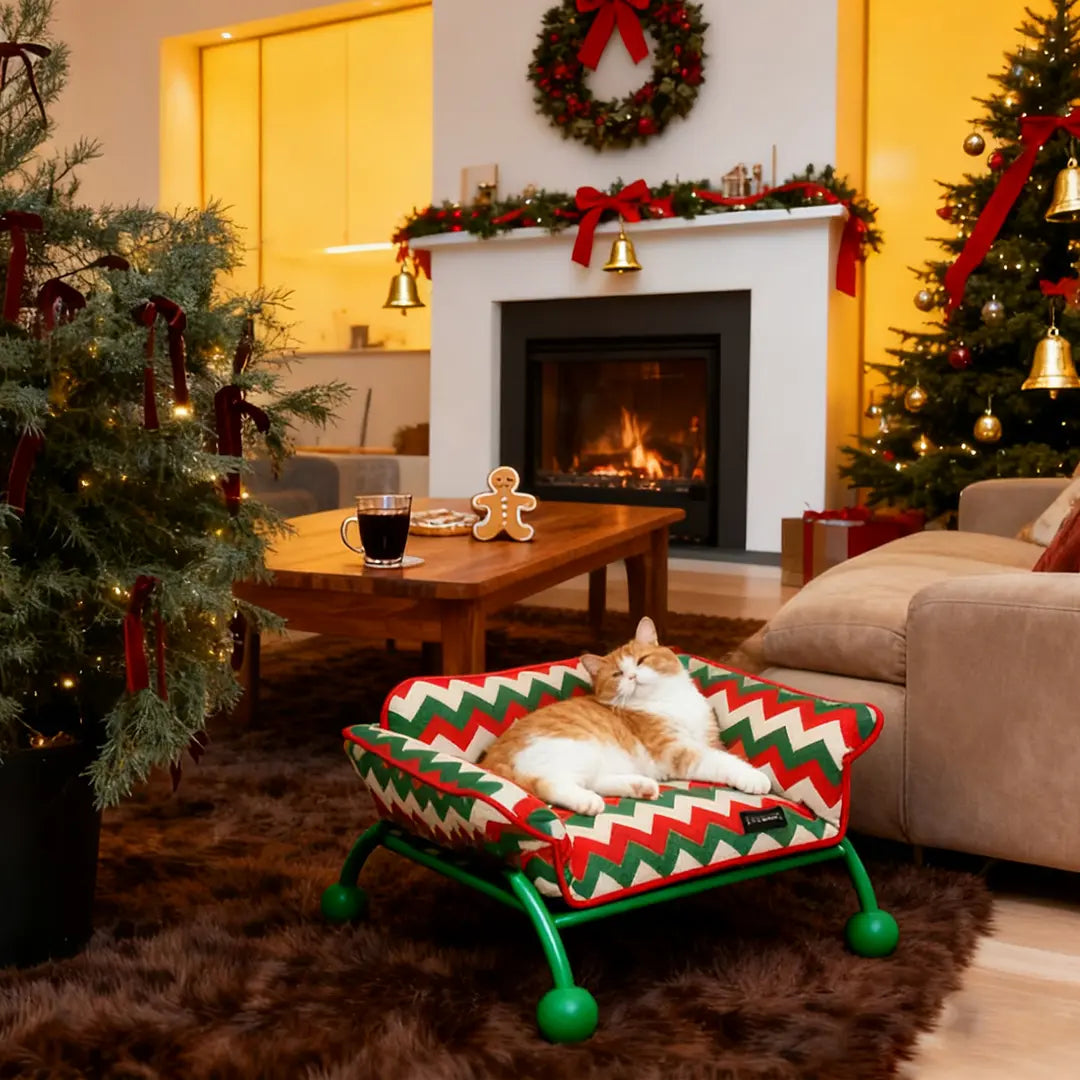 Pawsmas Christmas Edition Pet Sofa Bed