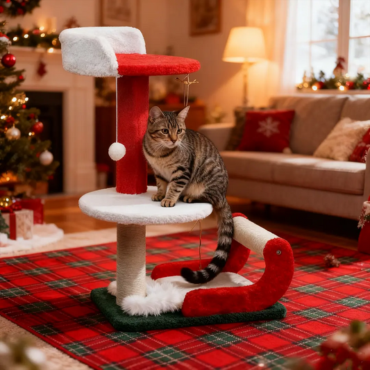 Pawsmas Sleigh Cat Tree