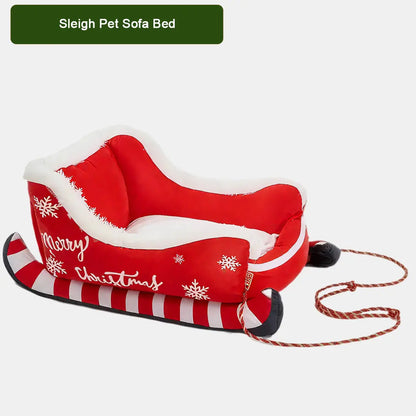 Pawsmas Sleigh Pet Sofa Bed
