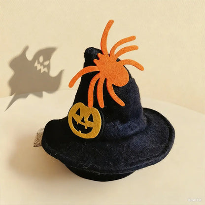 Halloween Pet Wizard Hat Costume Set