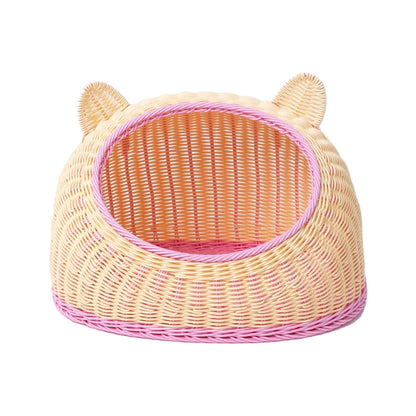 Rattan Cat Bed Stylish Wicker Cat Beds Pet Furniture
