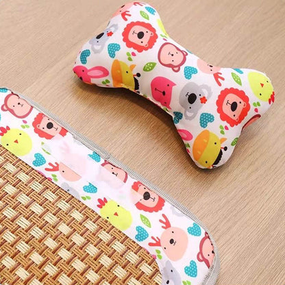 Summer Rattan Mat Pet Sleeping Cooling Pad for Cats Dogs