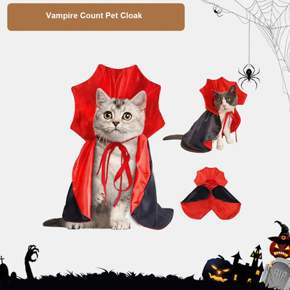 Halloween Vampire Count Pet Cloak